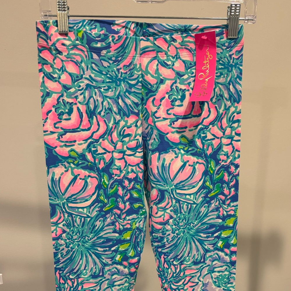NWT Lilly Pulitzer Multicolor Floral Leggings